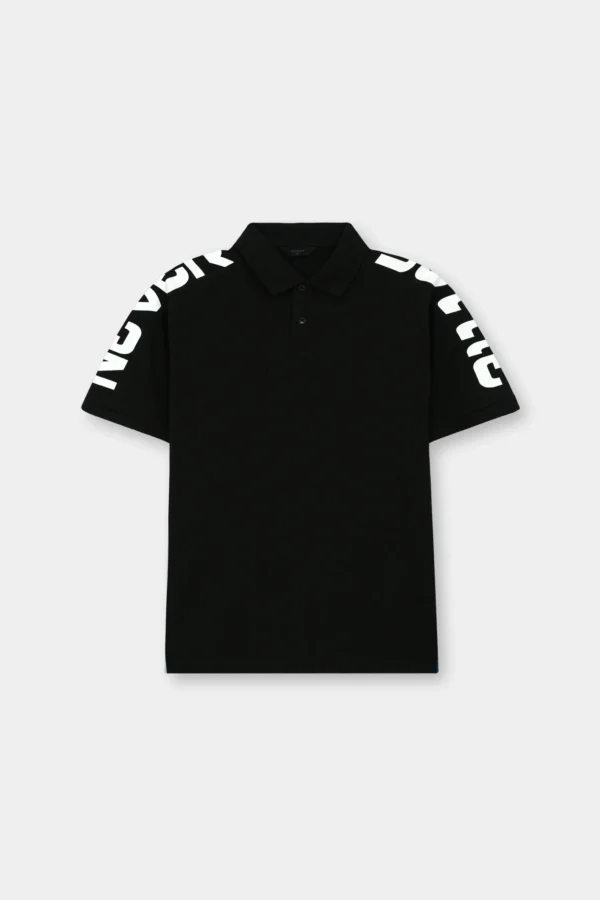 Black Men Polo Tee